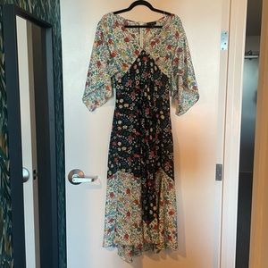 TOPSHOP Silk Maxi Dress